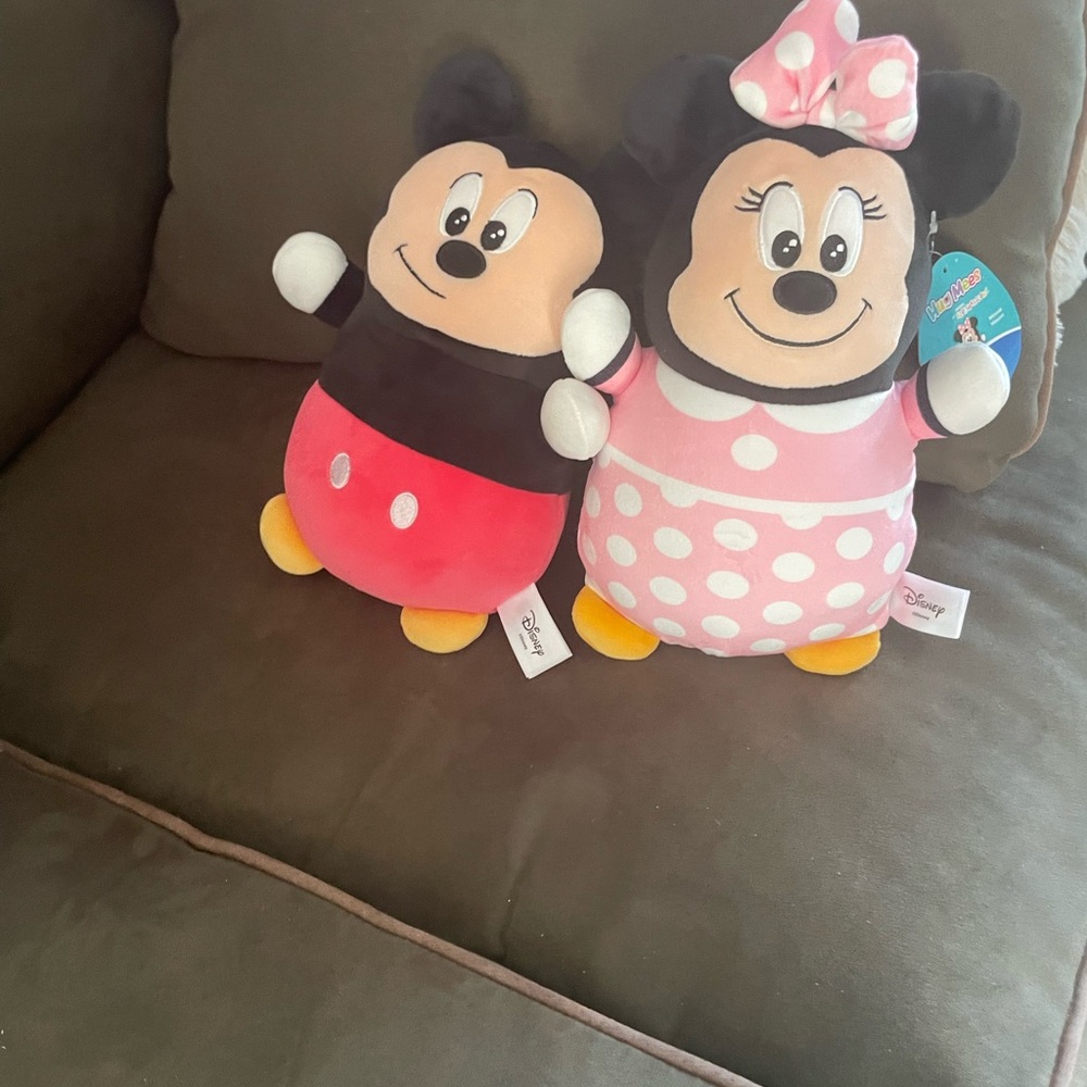 Disney Mickey and Minnie Mouse 8 inch Squishmallow set